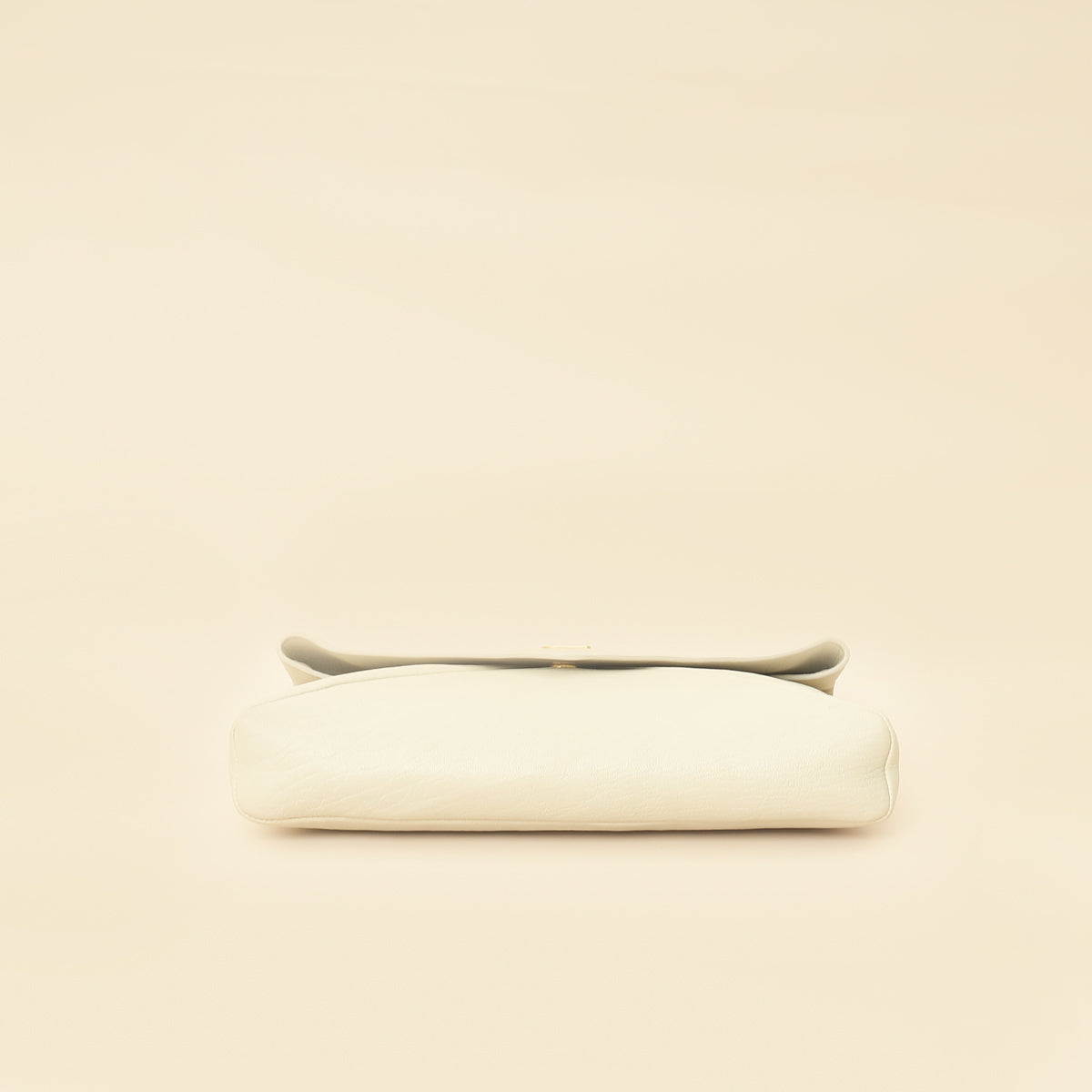 YSL Vintage White Cassandre Envelope Large Flap Pouch
