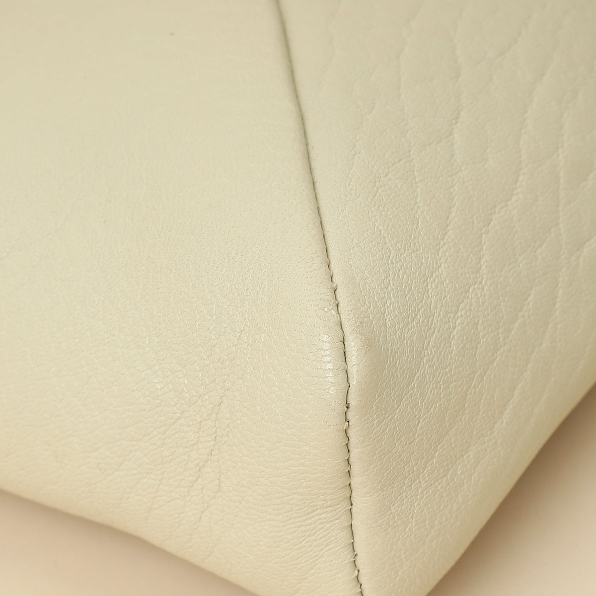 YSL Vintage White Cassandre Envelope Large Flap Pouch