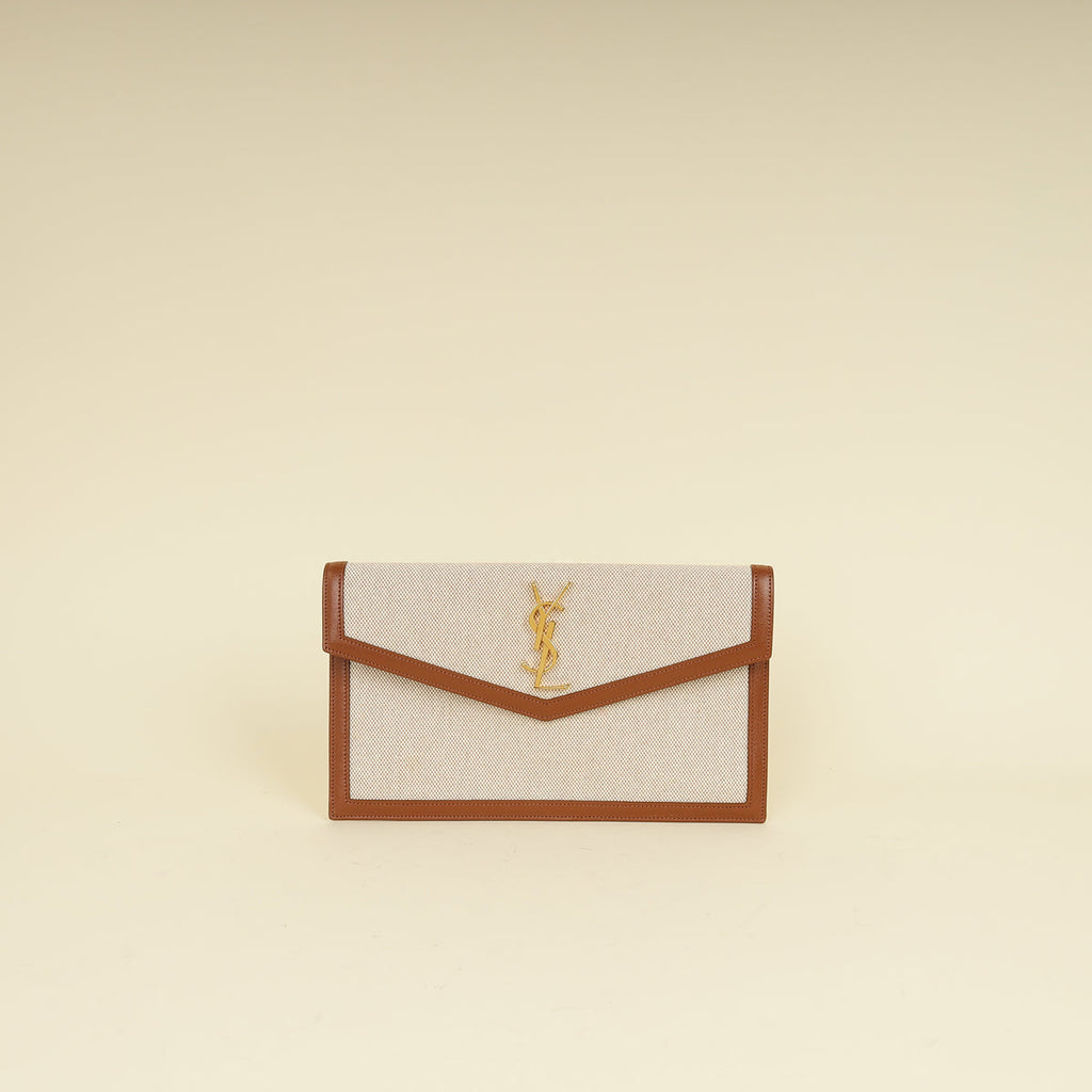 YSL Bicolor Uptown Pouch