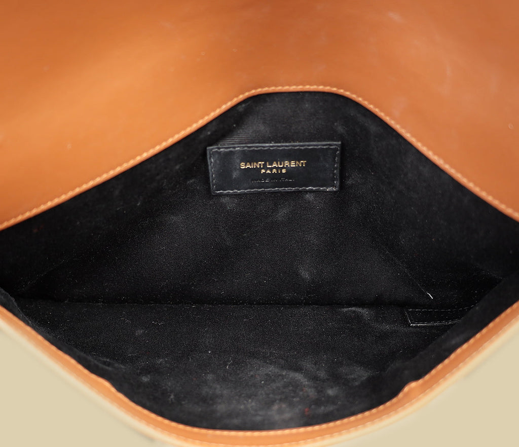YSL Bicolor Uptown Pouch