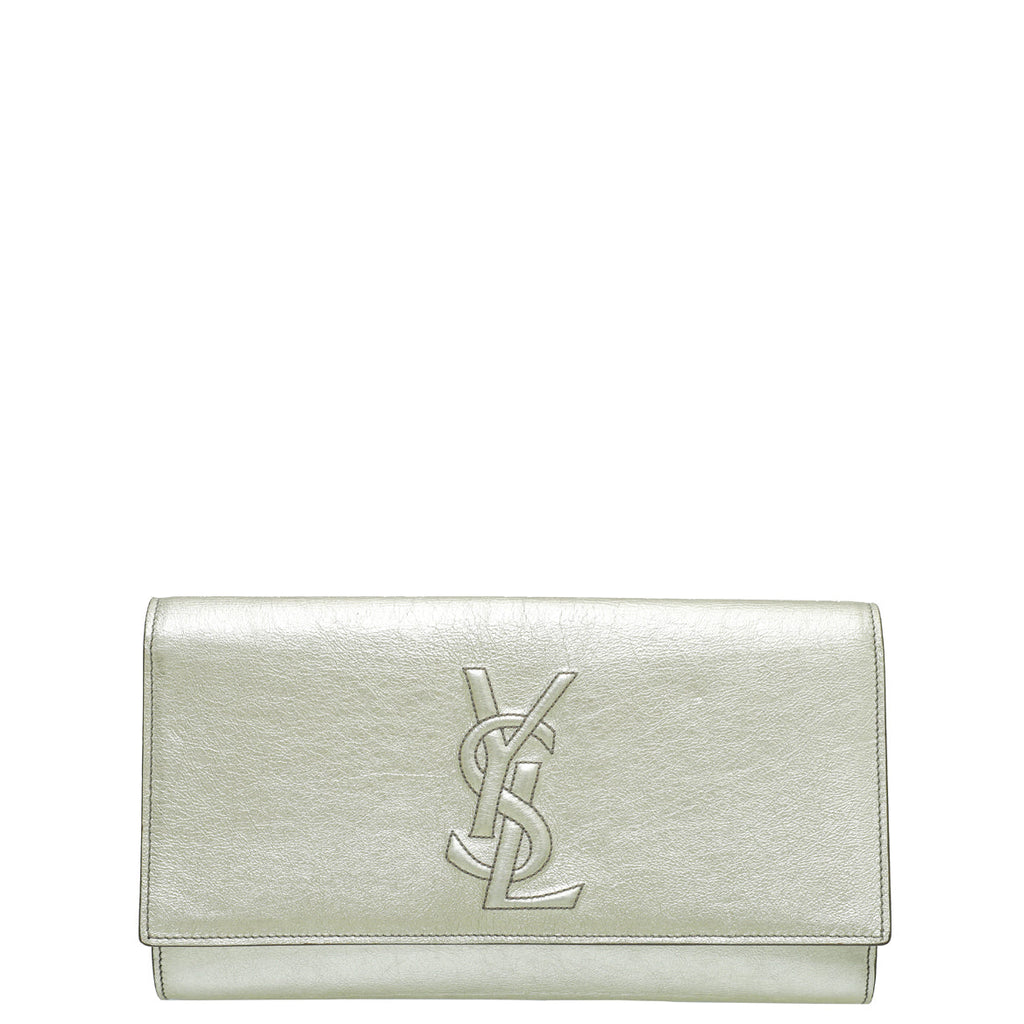 YSL Metallic Gold Belle De Jour Clutch