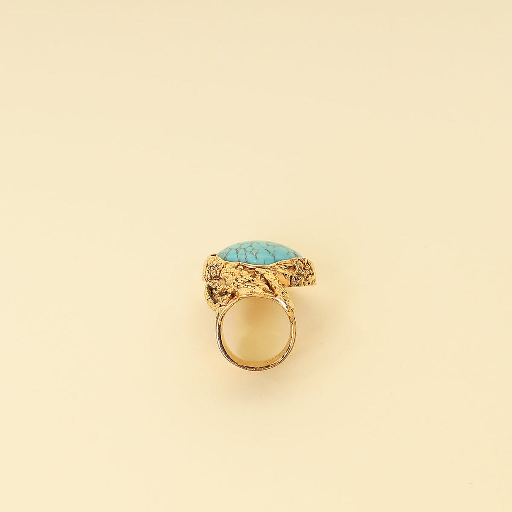 YSL Turquoise Arty Ring 7