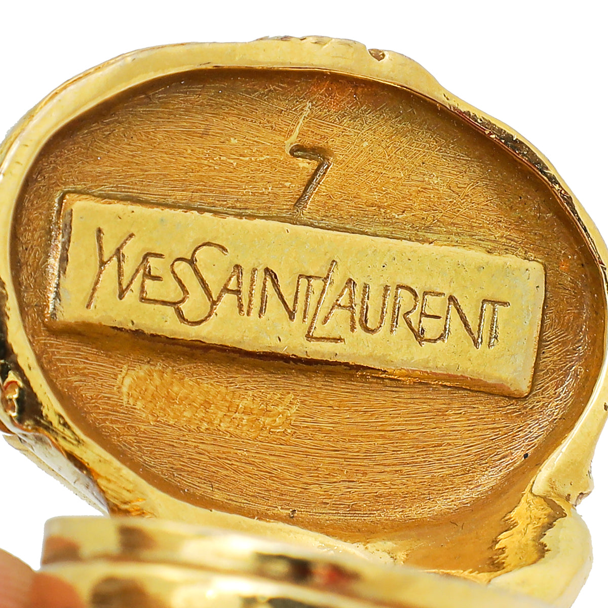 YSL Black Arty Ring 7