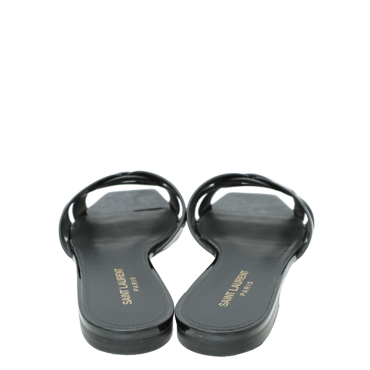 YSL Black Tribute Sandal 39