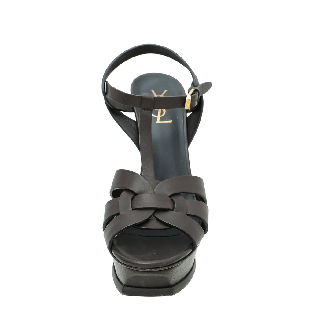 YSL Chocolate Tribute Sandal 40