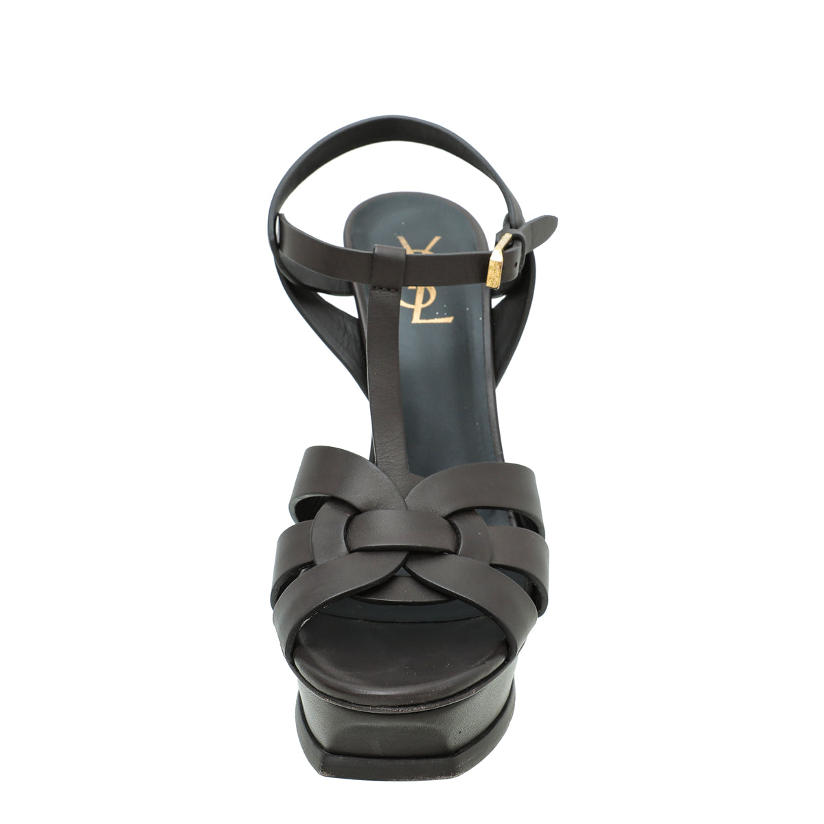 YSL Chocolate Tribute Sandal 40