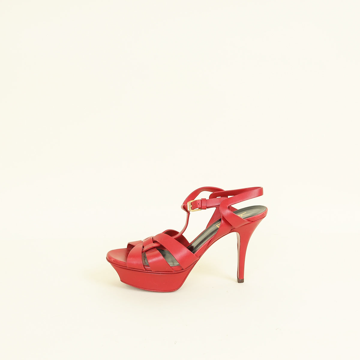 YSL Red Tribute Sandal 36.5
