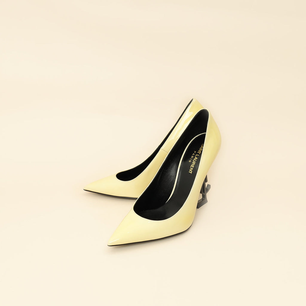 YSL Blanc Vintage Opyum Pump 37.5
