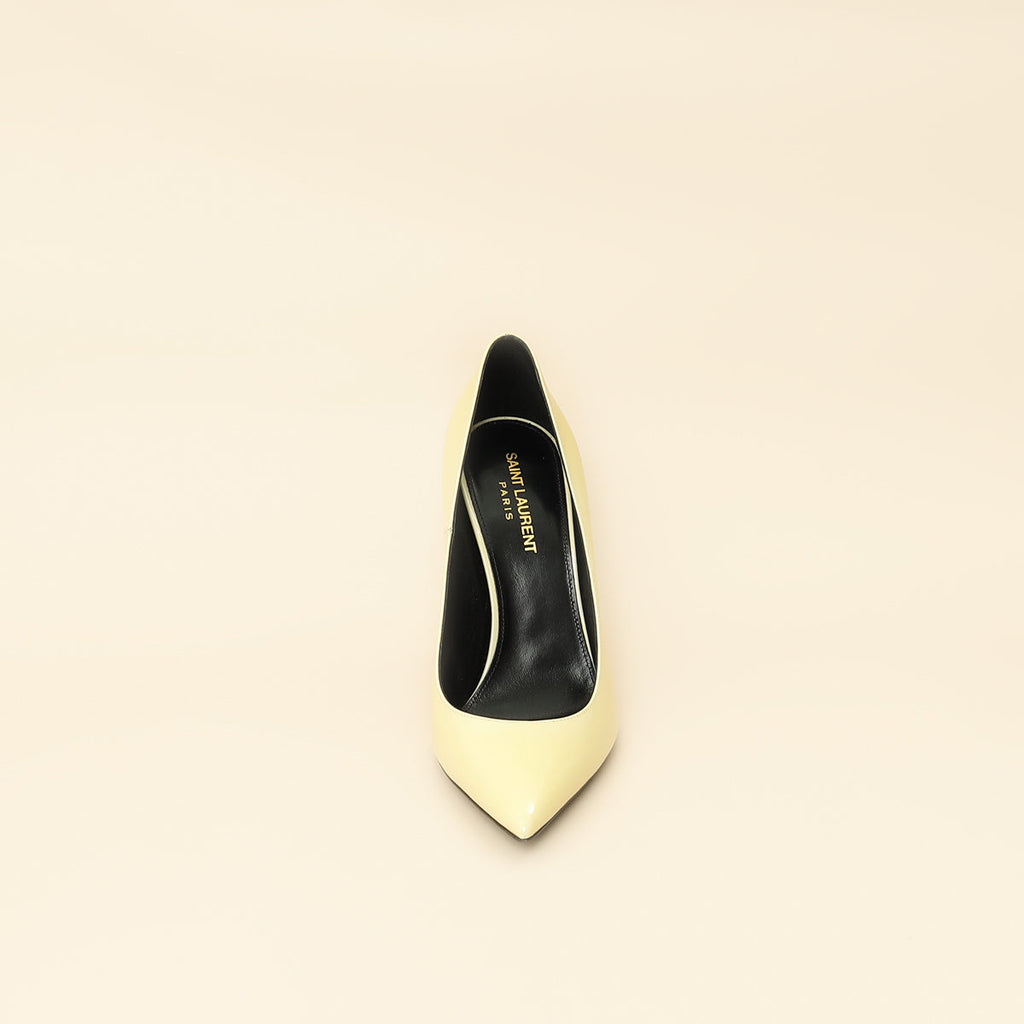 YSL Blanc Vintage Opyum Pump 37.5