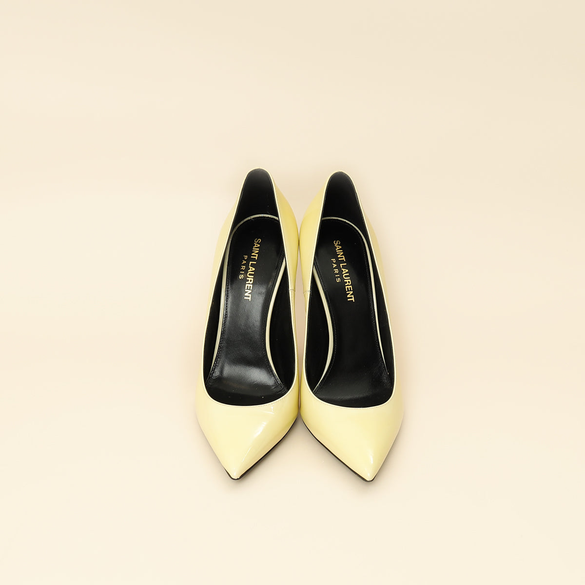 YSL Blanc Vintage Opyum Pump 37.5