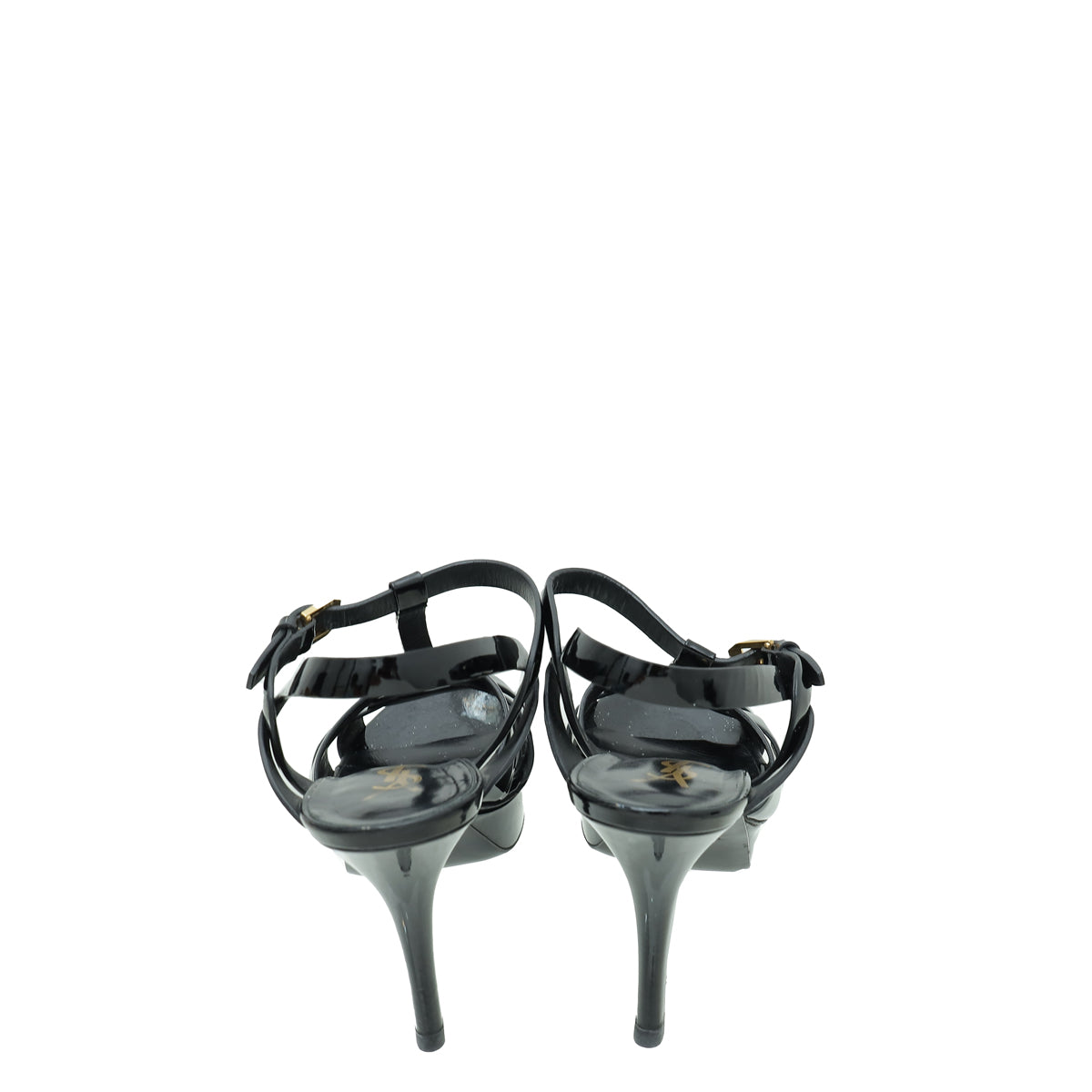 YSL Black Tribute Sandal 37.5