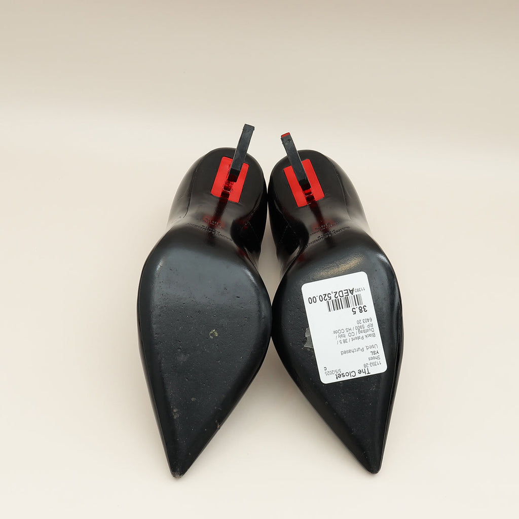 YSL Black Opyum Pump 38.5