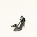 YSL Black Amber Sandals 38.5