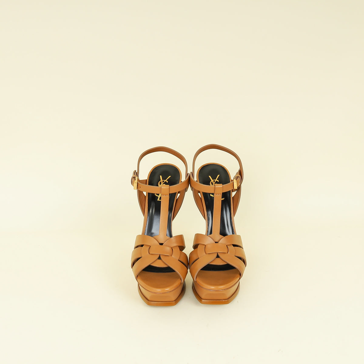 YSL Caramel Tribute Sandal 38