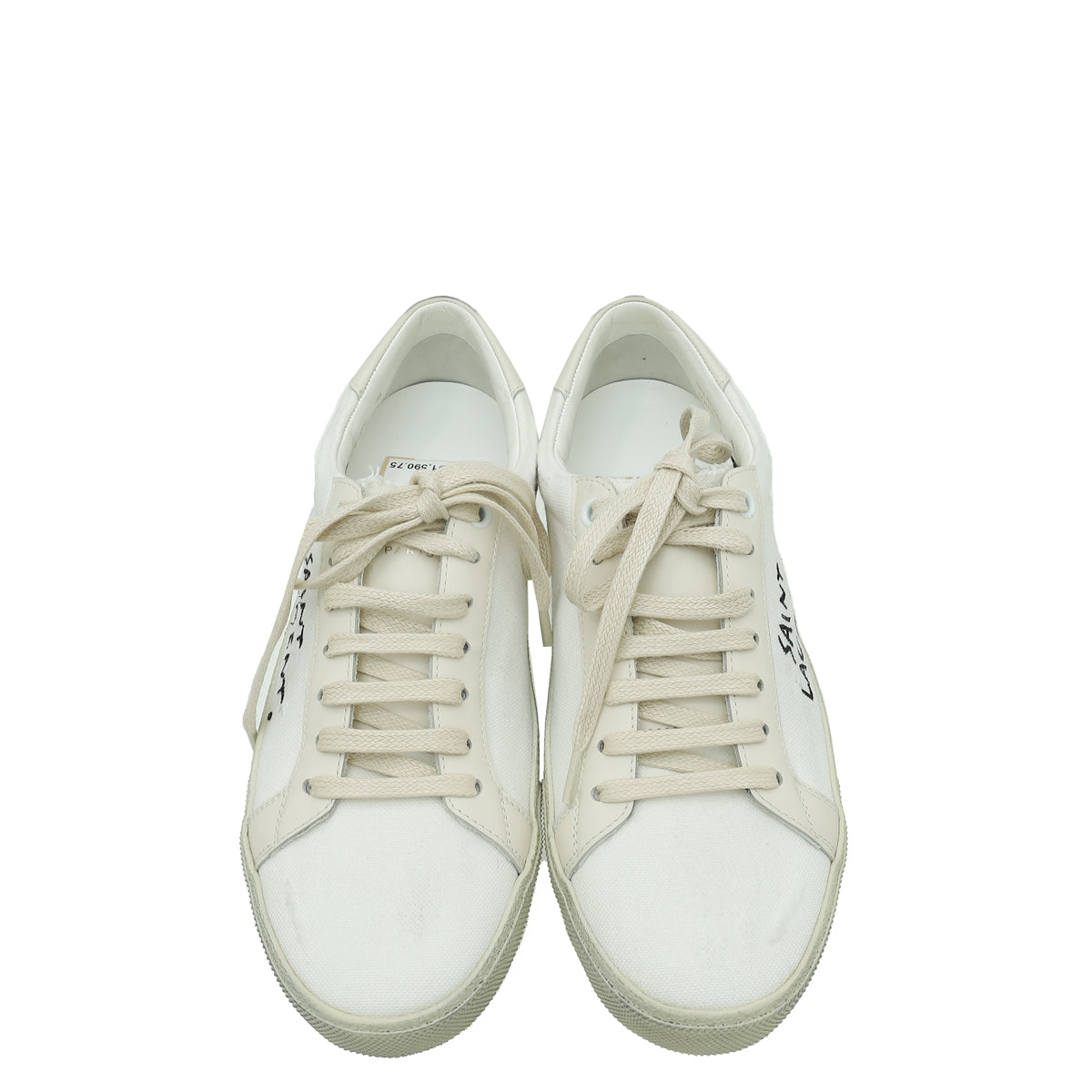 YSL Blanc Optique Elba Light Alpha Sigma Sneakers 38