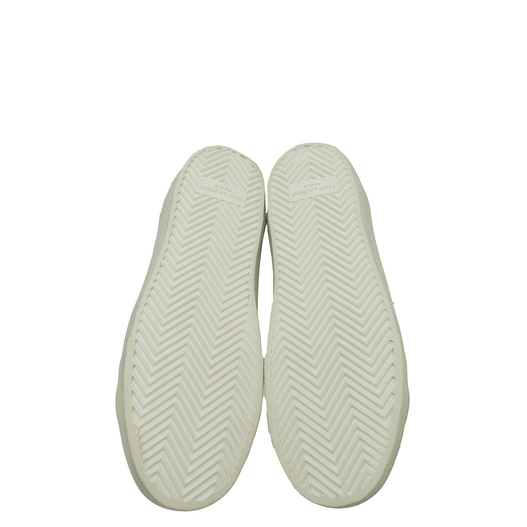 YSL Blanc Optique Elba Light Alpha Sigma Sneakers 38