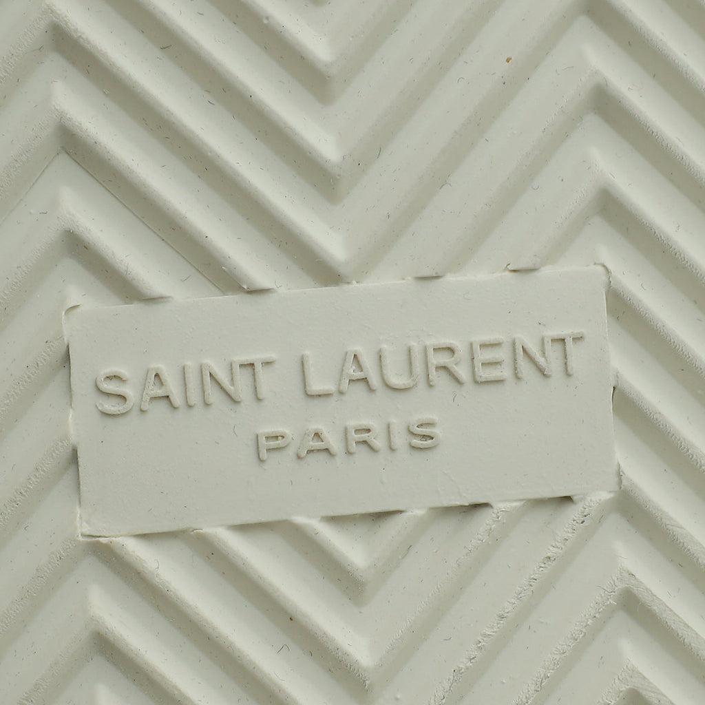 YSL Blanc Optique Elba Light Alpha Sigma Sneakers 38