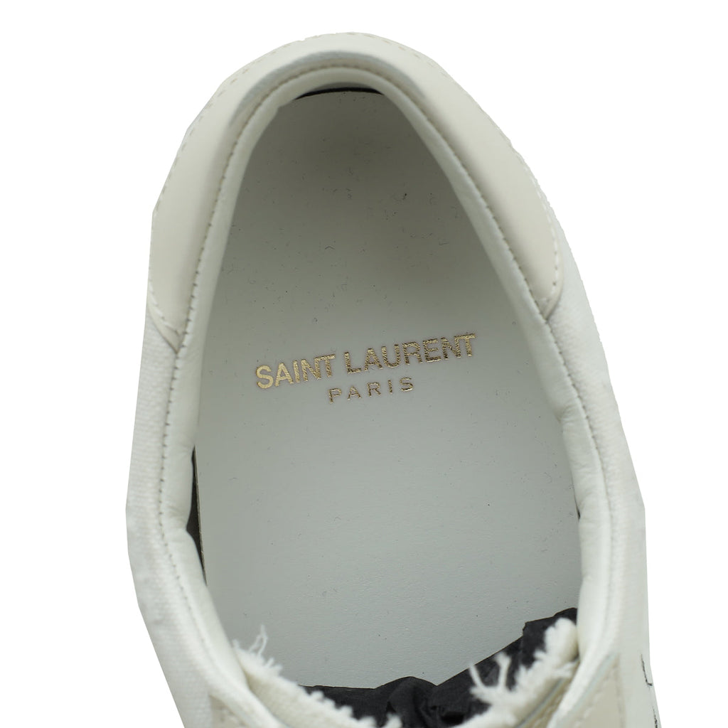 YSL Blanc Optique Elba Light Alpha Sigma Sneakers 38