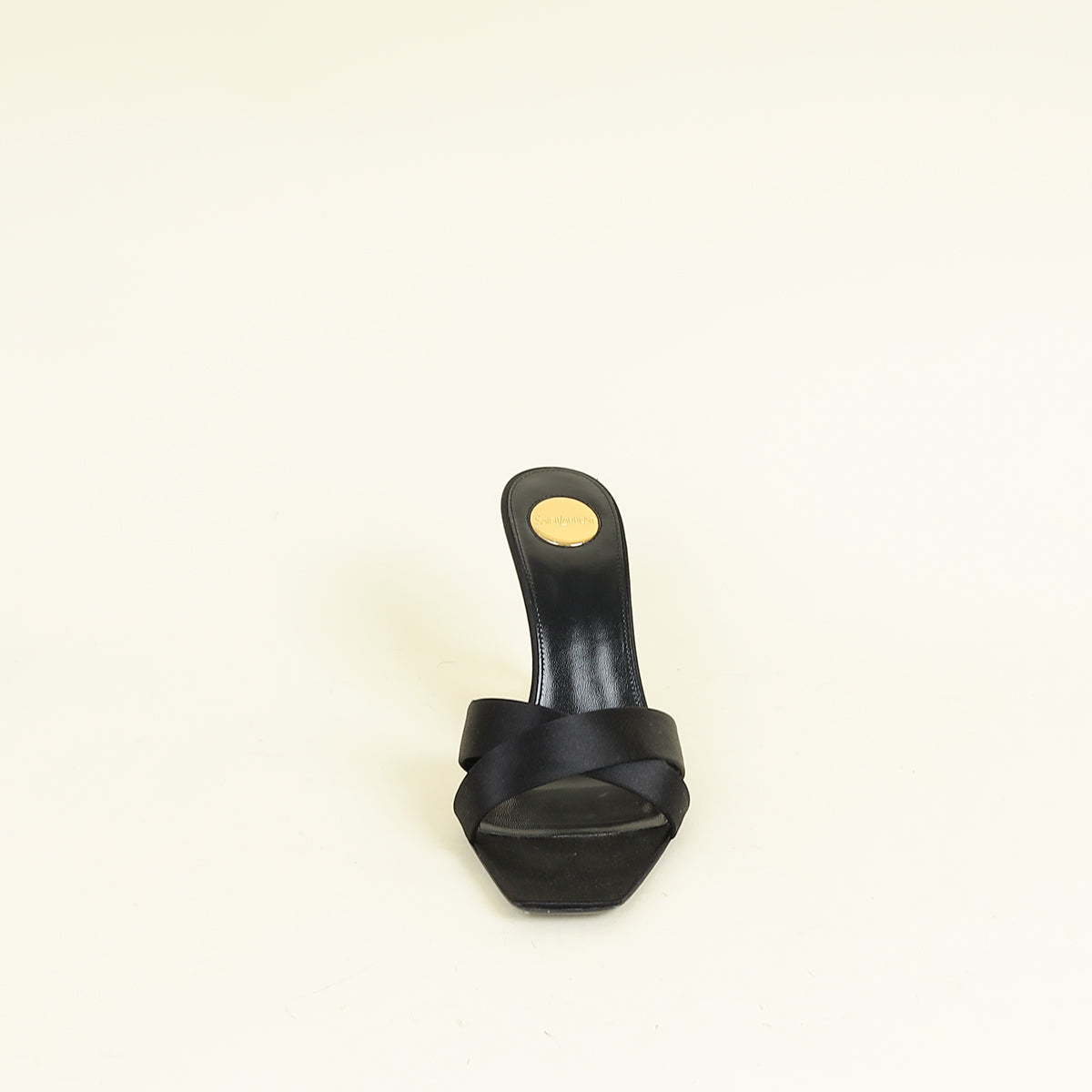 YSL Black Opyum Mules 38