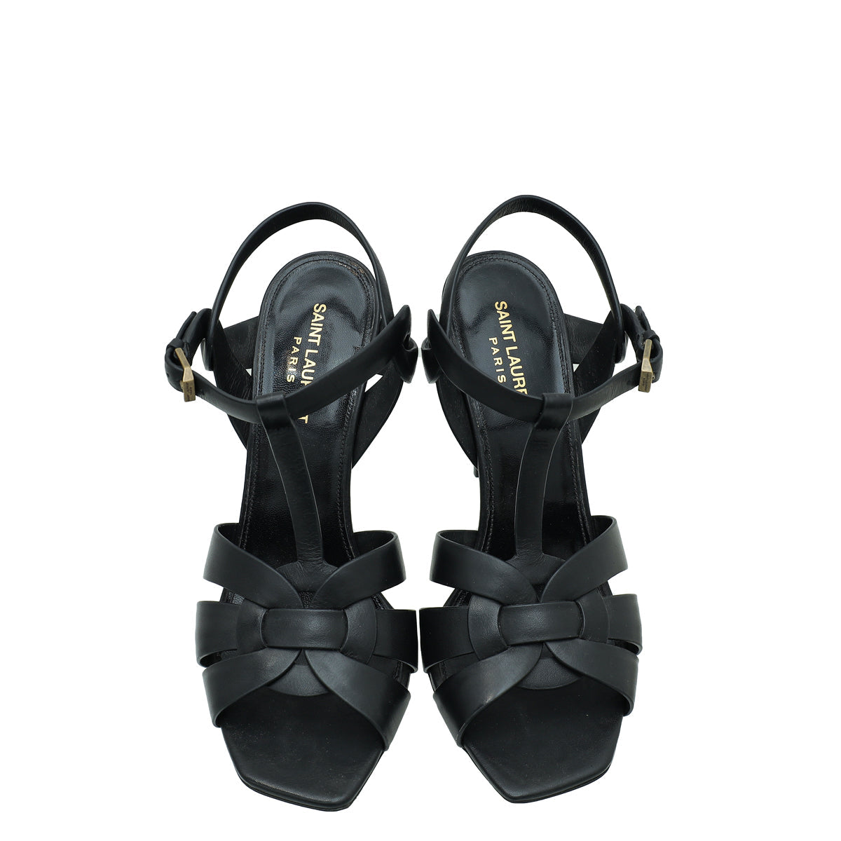 YSL Black Tribute Sandal 39.5