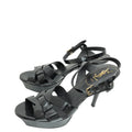 YSL Black Tribute Sandal 39.5