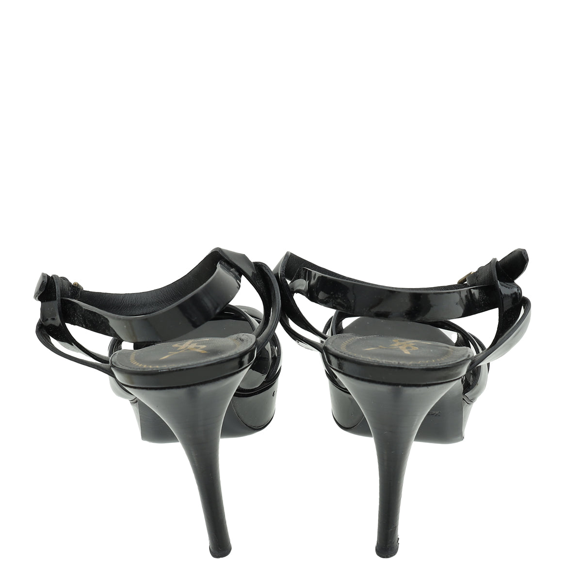 YSL Black Tribute Sandal 39.5
