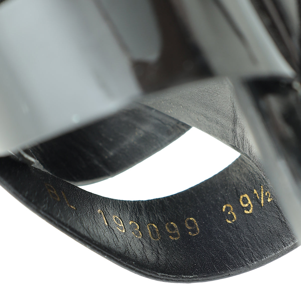 YSL Black Tribute Sandal 39.5