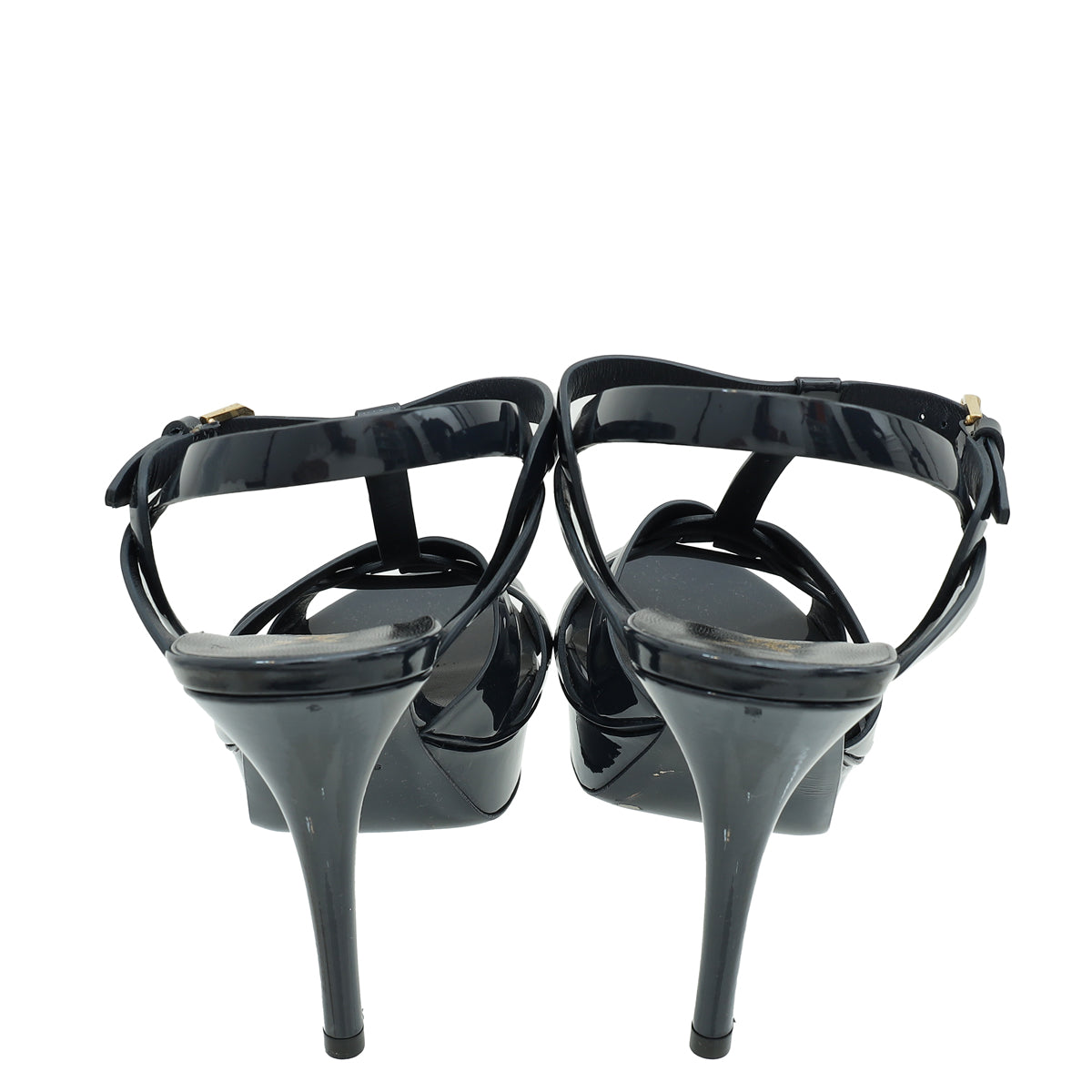 YSL Indigo Blue Tribute Sandal 39.5