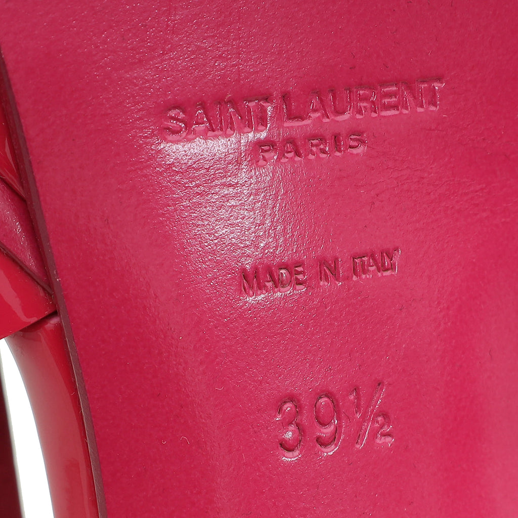 YSL Fuchsia Tribute Sandal 39.5