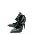 YSL Black Escarpin Ankle Strap Pump 39