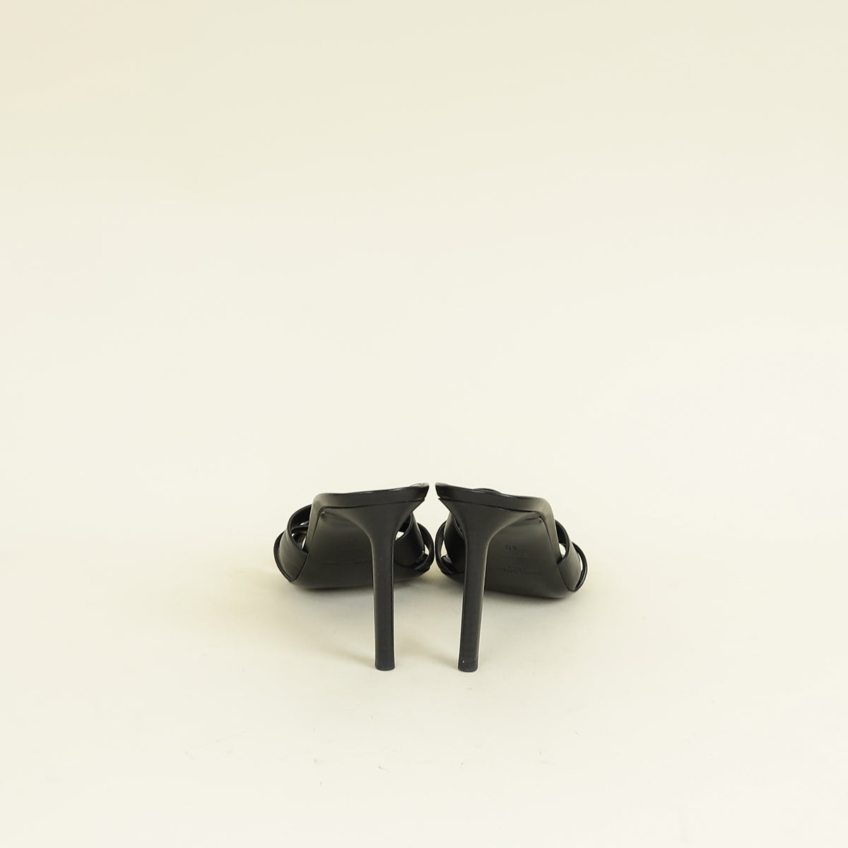 YSL Black Tribute Mules 40