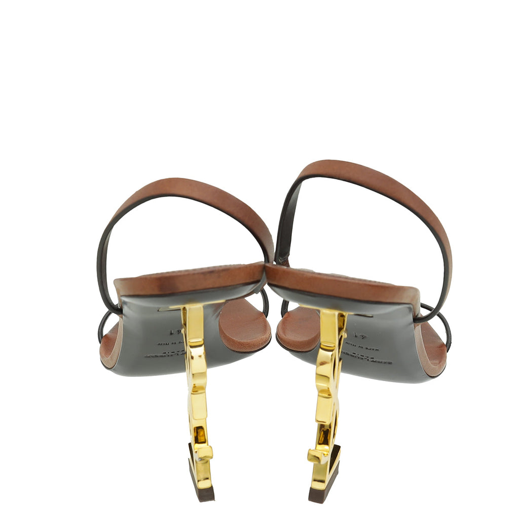 YSL Caramel Opyum Slingback 41