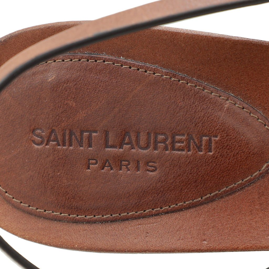 YSL Caramel Opyum Slingback 41