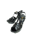 YSL Black Tribute Sandal 35.5