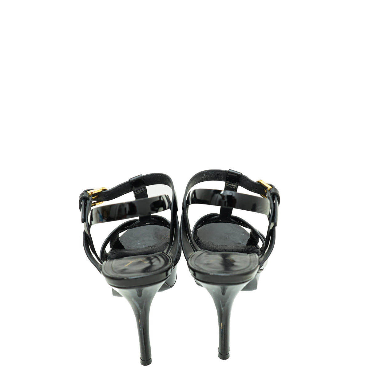 YSL Black Tribute Sandal 35.5