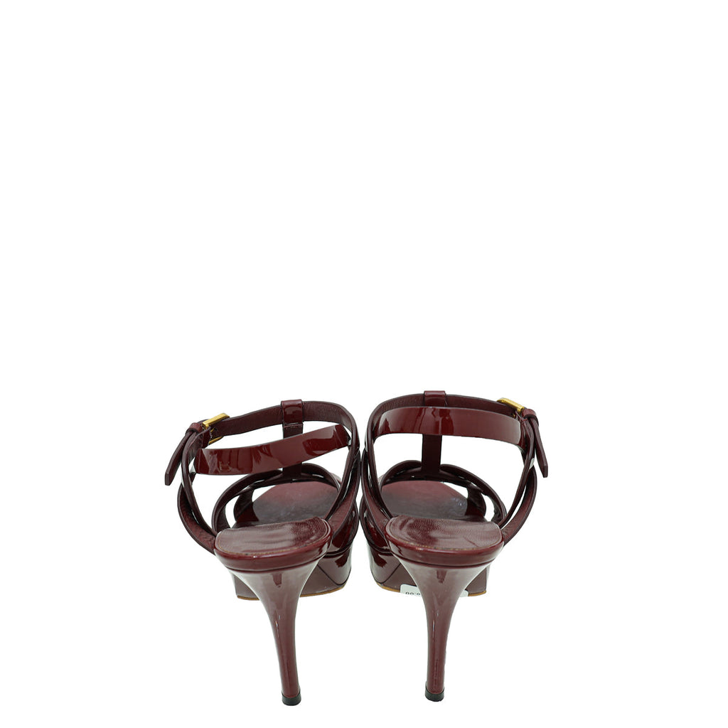 YSL Red Tribute Sandal 37