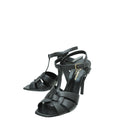 YSL Black Tribute Sandals 37