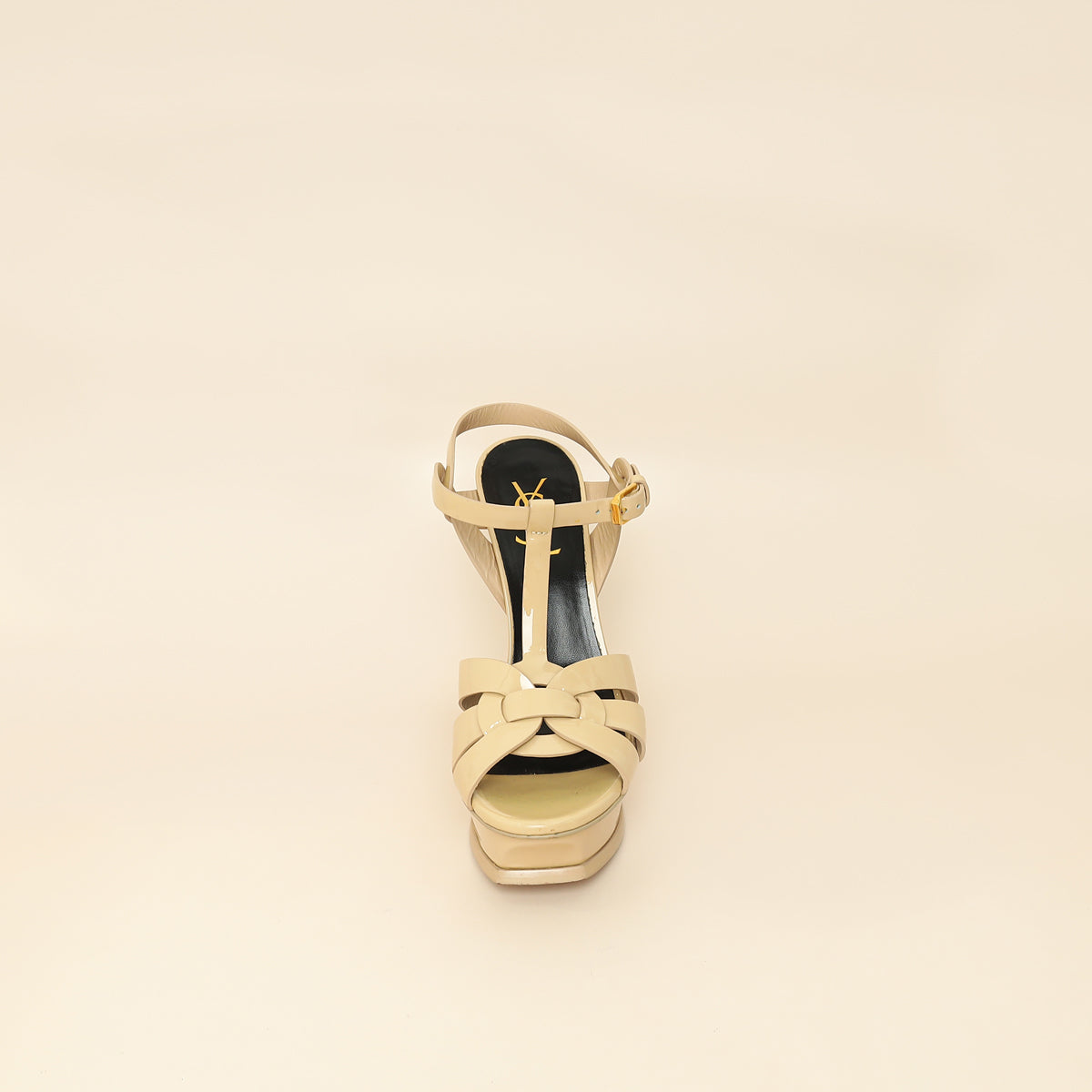 YSL Nude Tribute Sandals 38.5