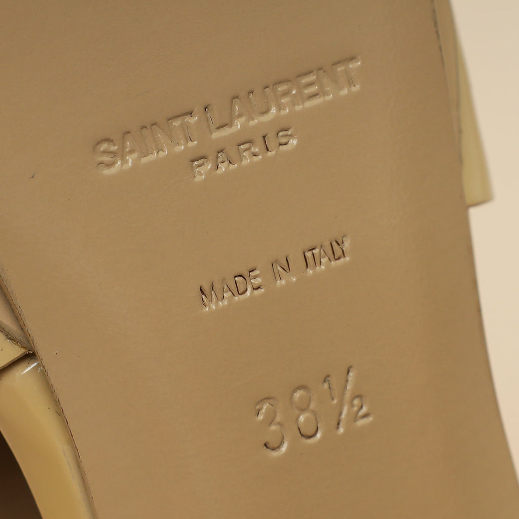 YSL Nude Tribute Sandals 38.5