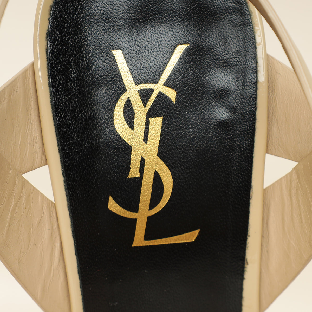 YSL Nude Tribute Sandals 38.5