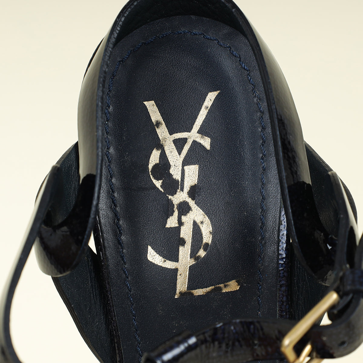 YSL Indigo Tribute Sandal 38