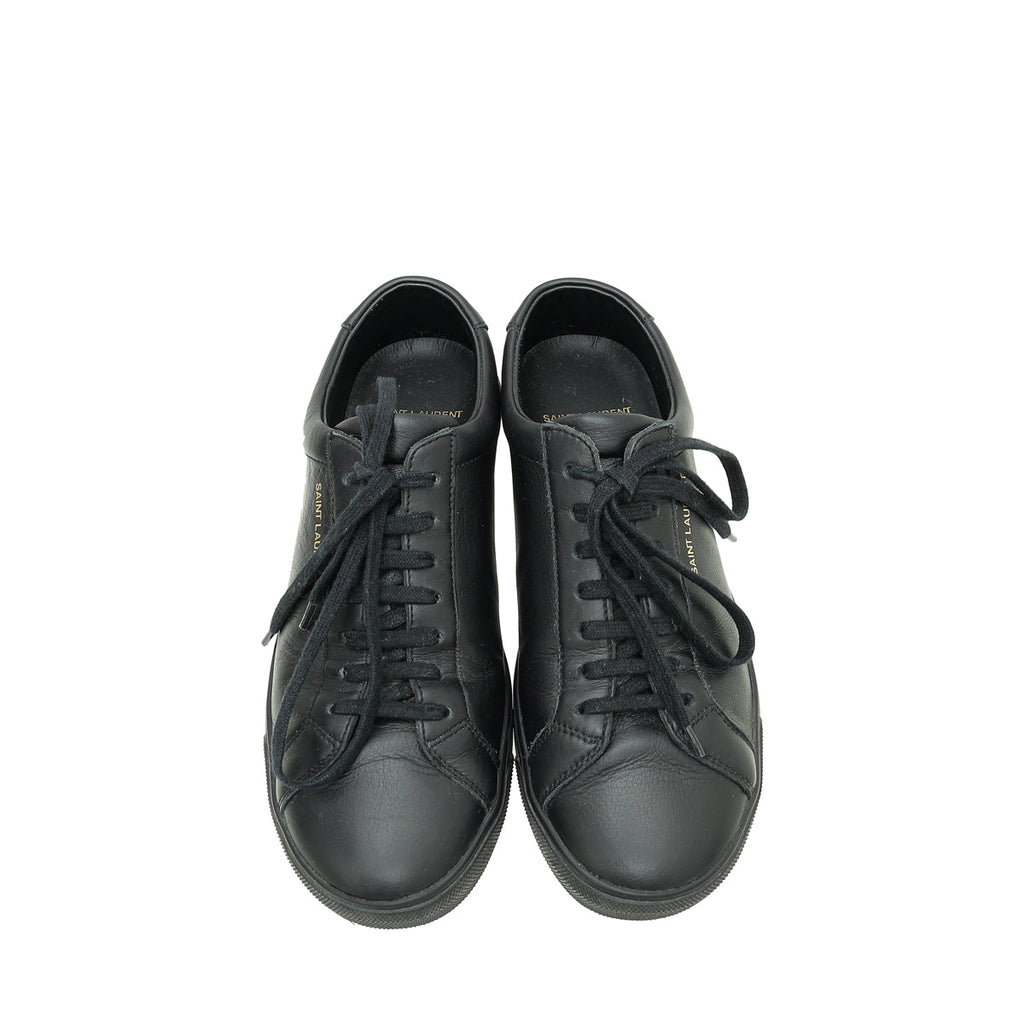YSL Black Andy Sneakers 39.5