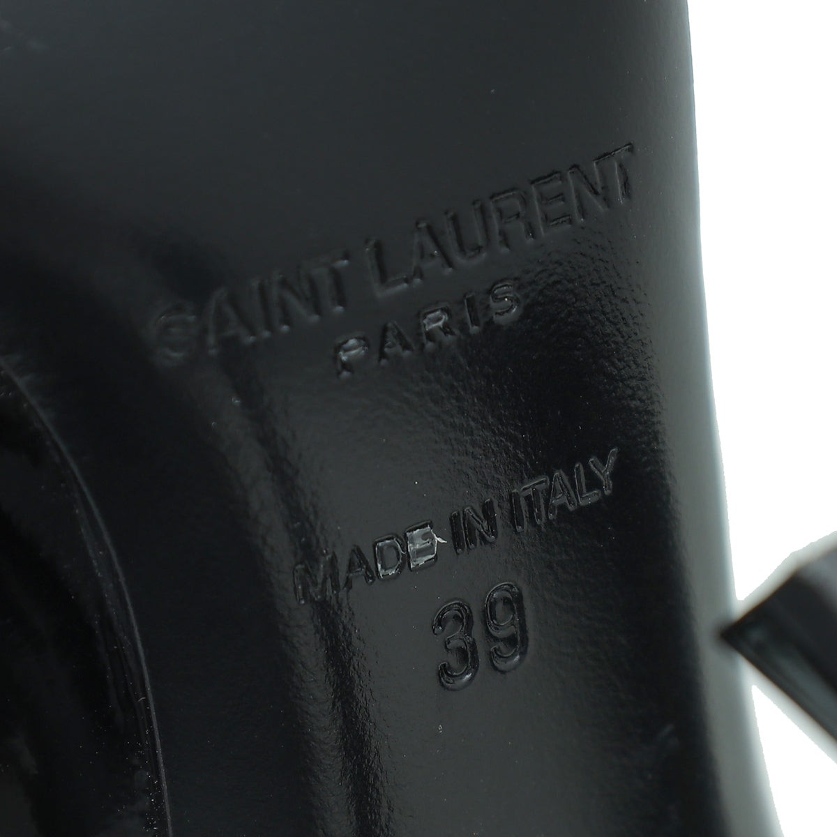 YSL Black Opyum Pump 39