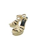 YSL Beige Tribute Sandal 40