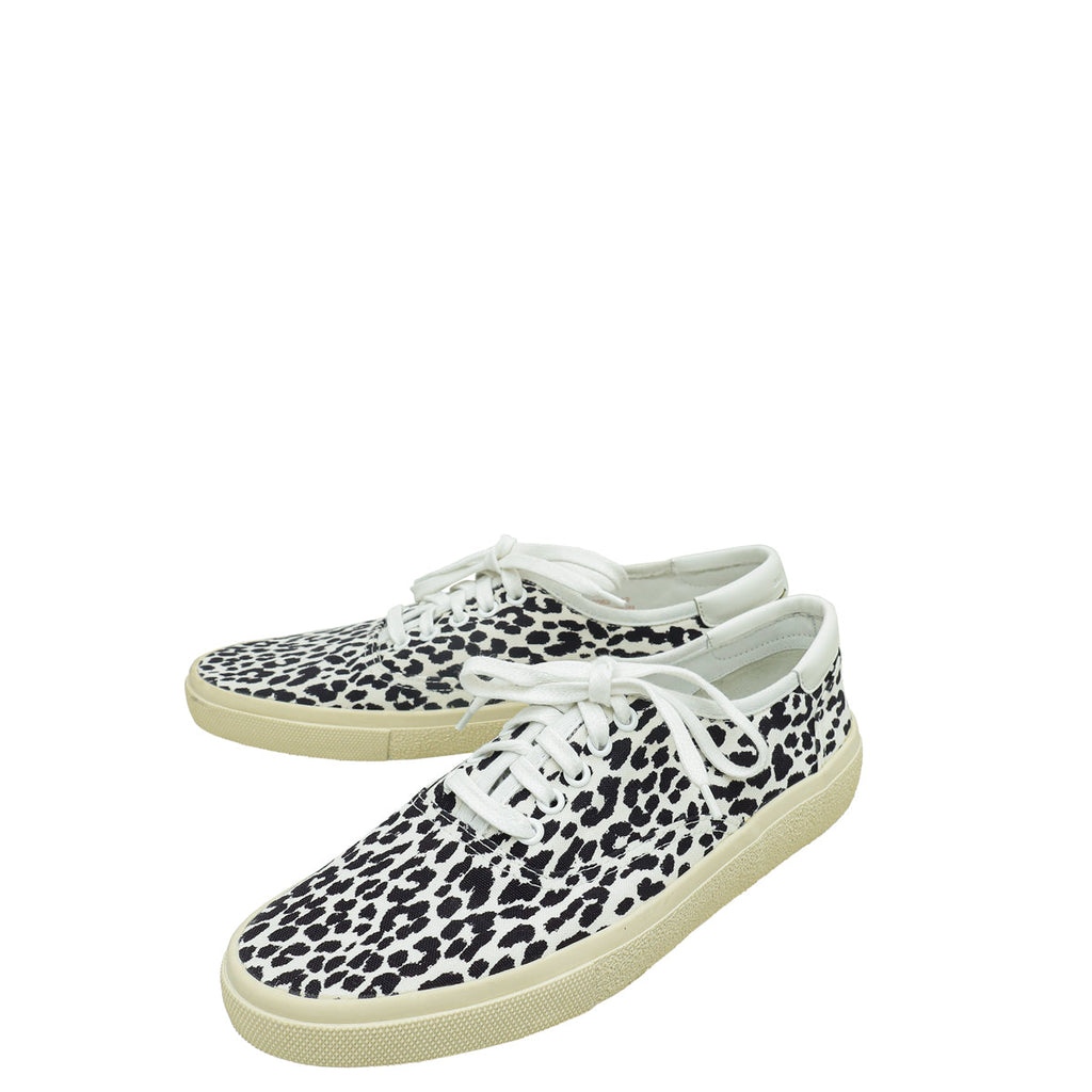 YSL Bicolor Solaris Baby Cat Sneakers 42