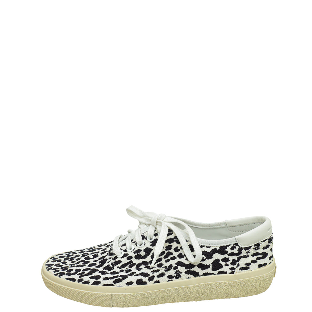 YSL Bicolor Solaris Baby Cat Sneakers 42