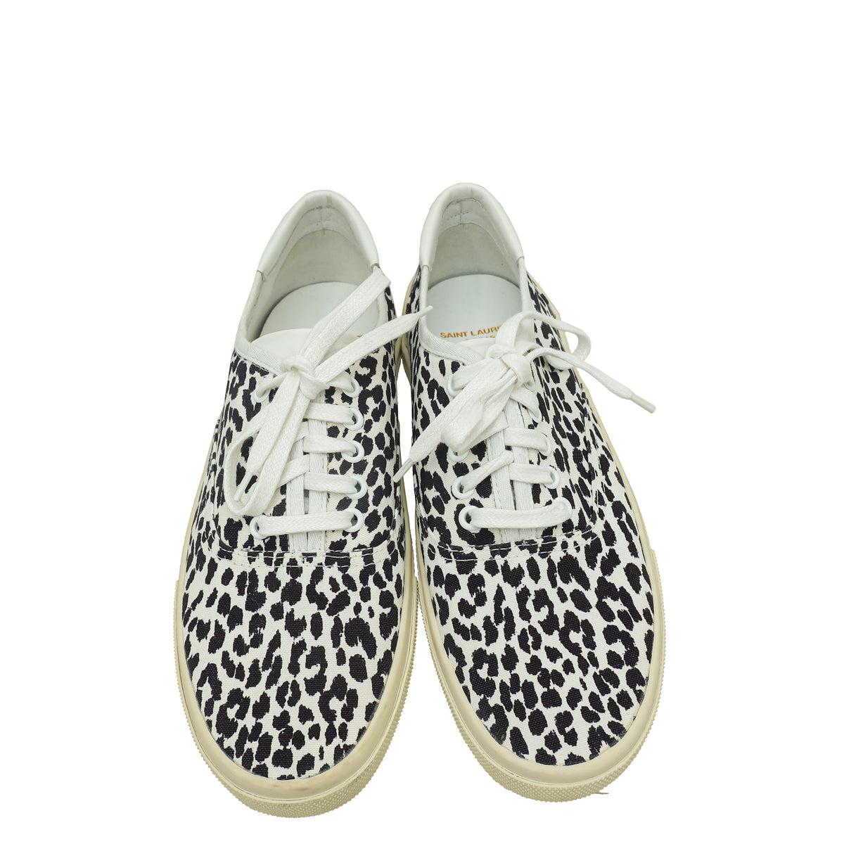 YSL Bicolor Solaris Baby Cat Sneakers 42