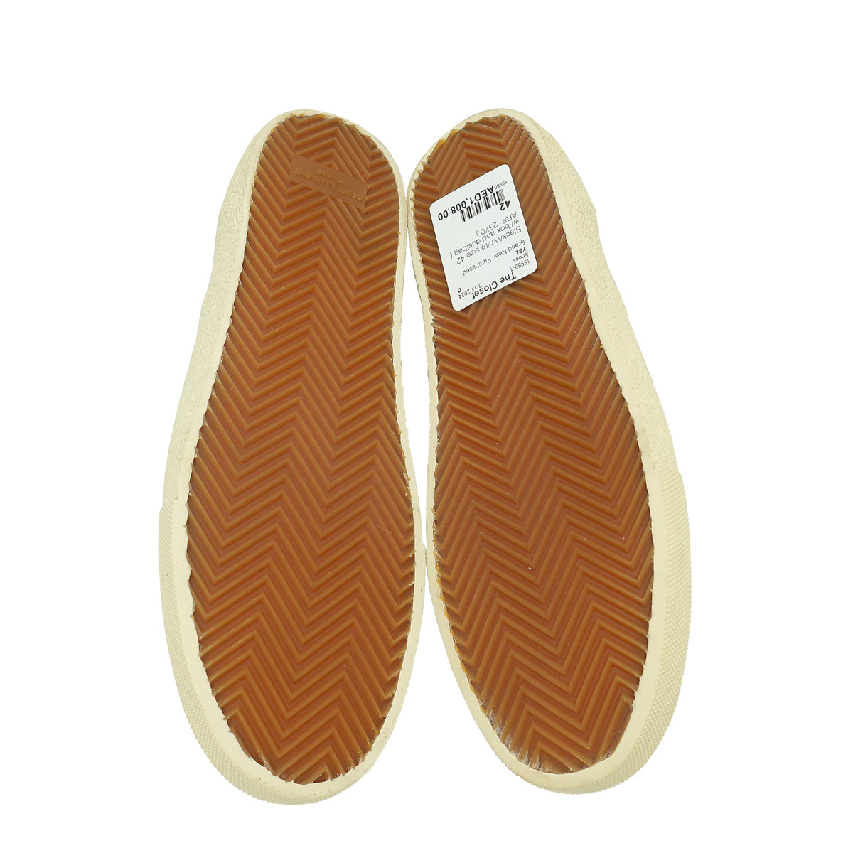 YSL Bicolor Solaris Baby Cat Sneakers 42