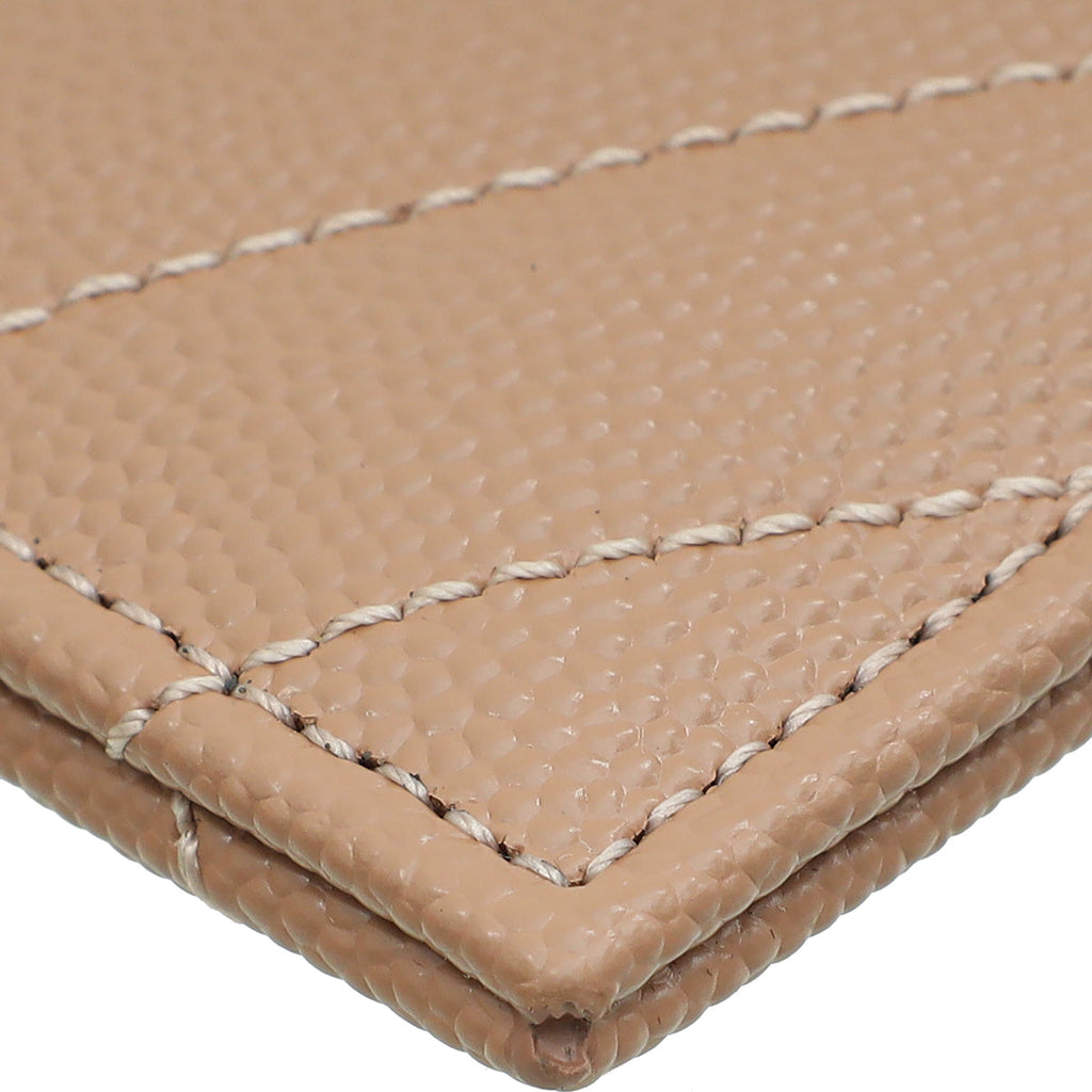 YSL NaturaL Dark Cassandre Matelasse Card Case