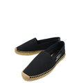 YSL Black Embroidered Espadrille 38